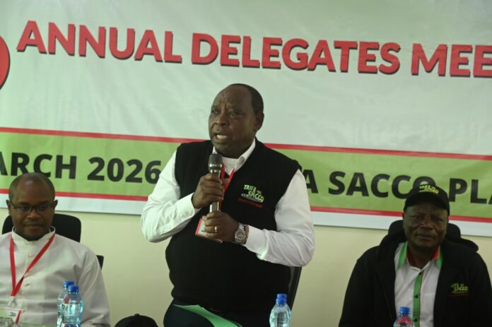 Mr James Giting'a, Chairman Taifa Sacco and CEO Co-op News