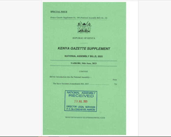 Sacco Societies Bill, Apex Sacco Banking Body Co-op News