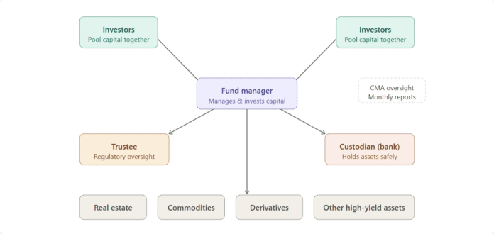 Before investing, read the fund's prospectus carefully. Understand what assets it holds, how returns are distributed, and what the exit process looks like.