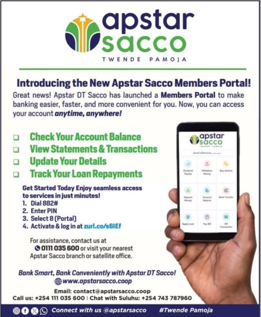 Apstar Sacco Online services