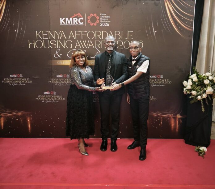 Stima Sacco awarded Refinancing Efficiency Champion Award (SACCO Category) at the Kenya Affordable Housing Awards 2026 Co-op News photo