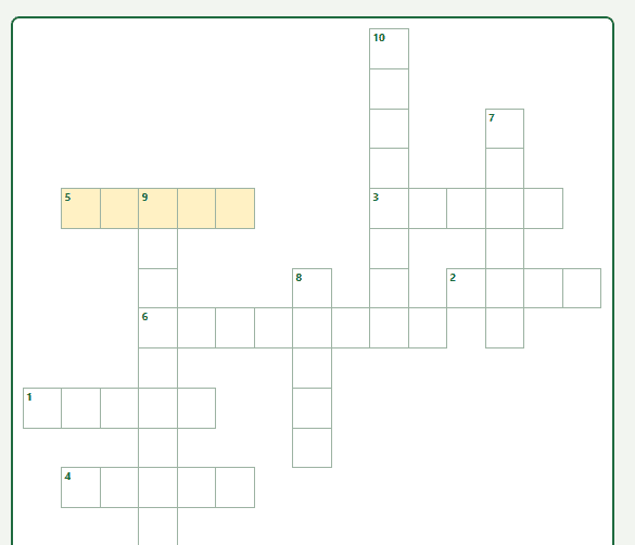 Co-op News Crossword Puzzle